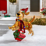 Cachorrinho de Natal Alegre e Saltitante - Imagem 2