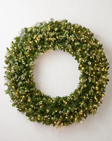 Guirlanda de Natal 90 cm com LED, Folhagens Verdes e Mini Frutas Claras - Imagem 1