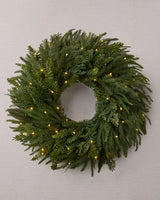 Guirlanda de Natal 90 cm com LED e Folhagens Verdes - Imagem 1