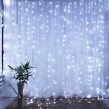 Cortina de Luz de Led com 300 Luzes e 8 Modos para Natal - Imagem 2