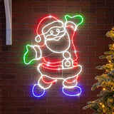 Natal Feliz Papai Noel em LED - Imagem 3