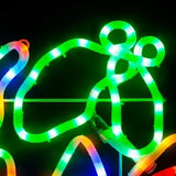 Letreiro de Natal com luzes de corda em LED - Imagem 4