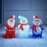 Figura de Natal de pinguim acrílico ao ar livre - Imagem 2