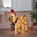 Figura de Natal do Bulldog Francês - Imagem 2