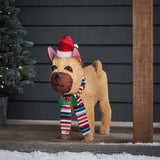 Figura de Natal do Bulldog Francês - Imagem 6