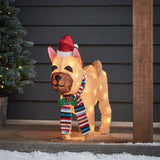 Figura de Natal do Bulldog Francês - Imagem 1