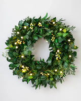 Guirlanda Verde Natural Com LED 90 cm - Imagem 1