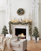 Guirlanda Nevada Champagne Com LED 90 cm - Imagem 4