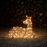 Conjunto de 8 renas iluminadas Studley Rattan - Imagem 8