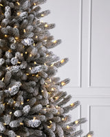 Árvore de Natal Pinheiro Branco de Vermont Nevado - Imagem 2